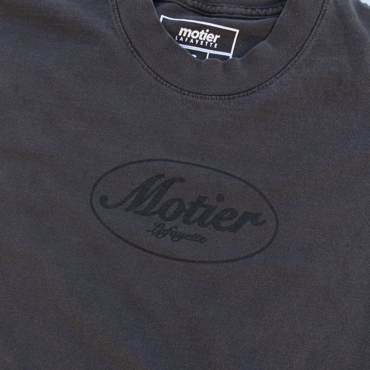 The Classic Logo 2.0 Luxe Tee (Faded Black)