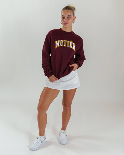 University Crewneck (Maroon)