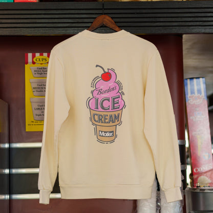 The Ice Cream Luxe Crewneck (Snow White)