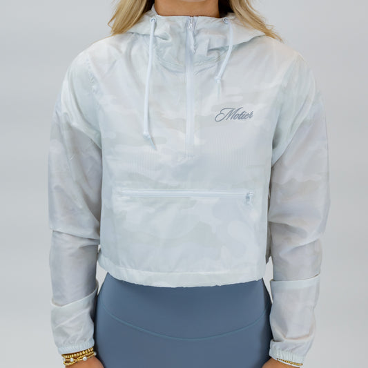 Women's Cropped Anorak (Snow)