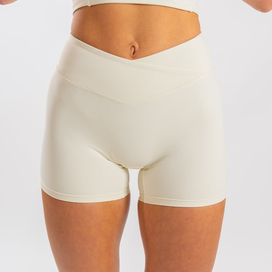 Crossover Biker Shorts (Apricot)