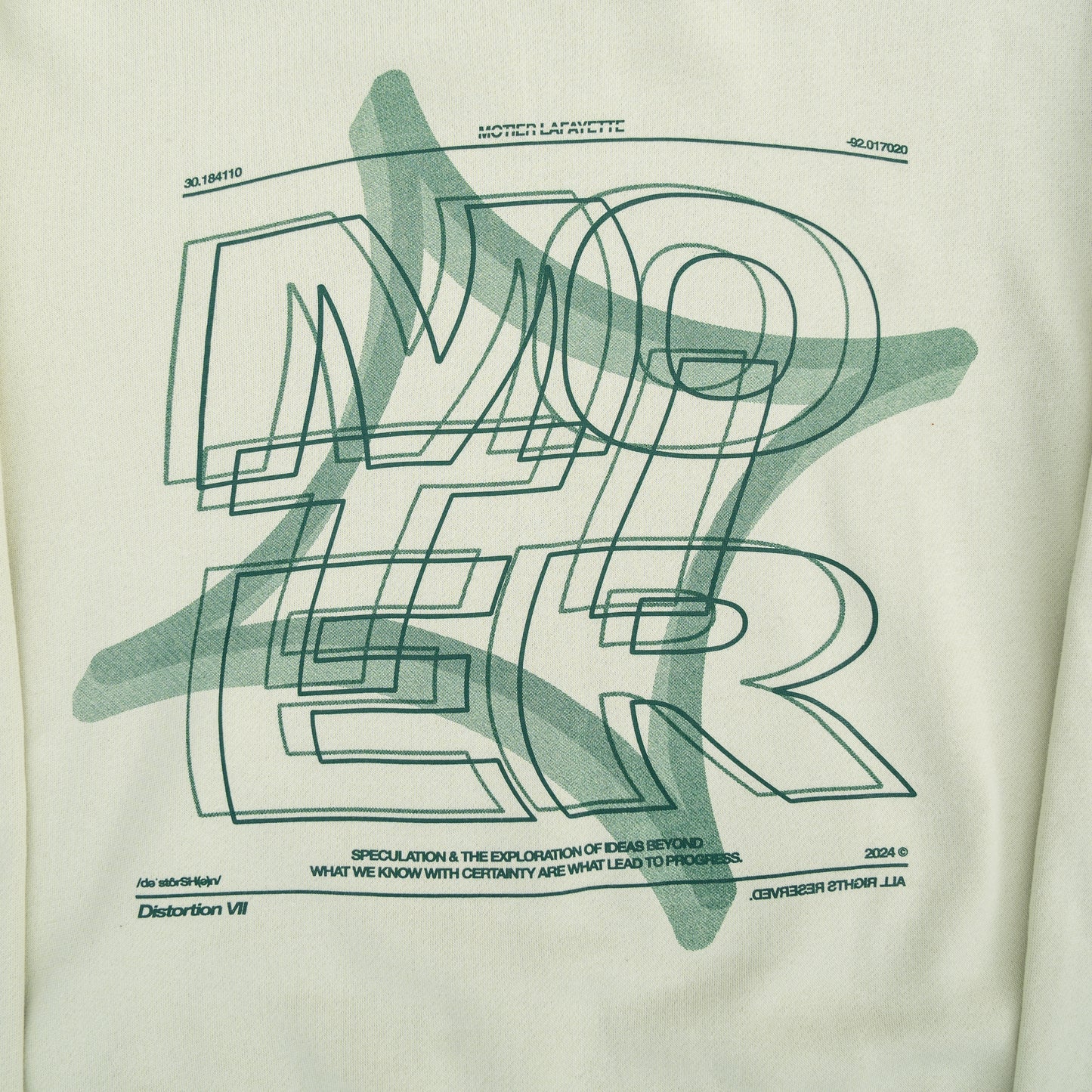 The Distortion VII Hoodie (Honey Dew)