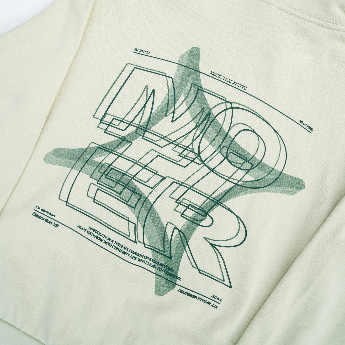 The Distortion VII Hoodie (Honey Dew)