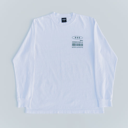 The Distortion VII L/S Luxe Tee (White)