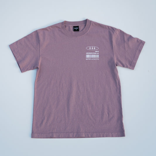 The Distortion VII Luxe Tee (Rosewood Mist)