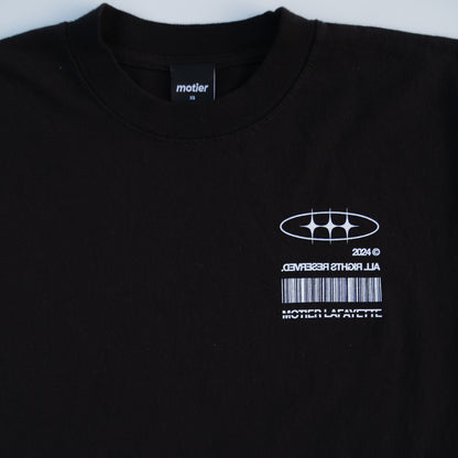 The Distortion VII Luxe Tee (Black)