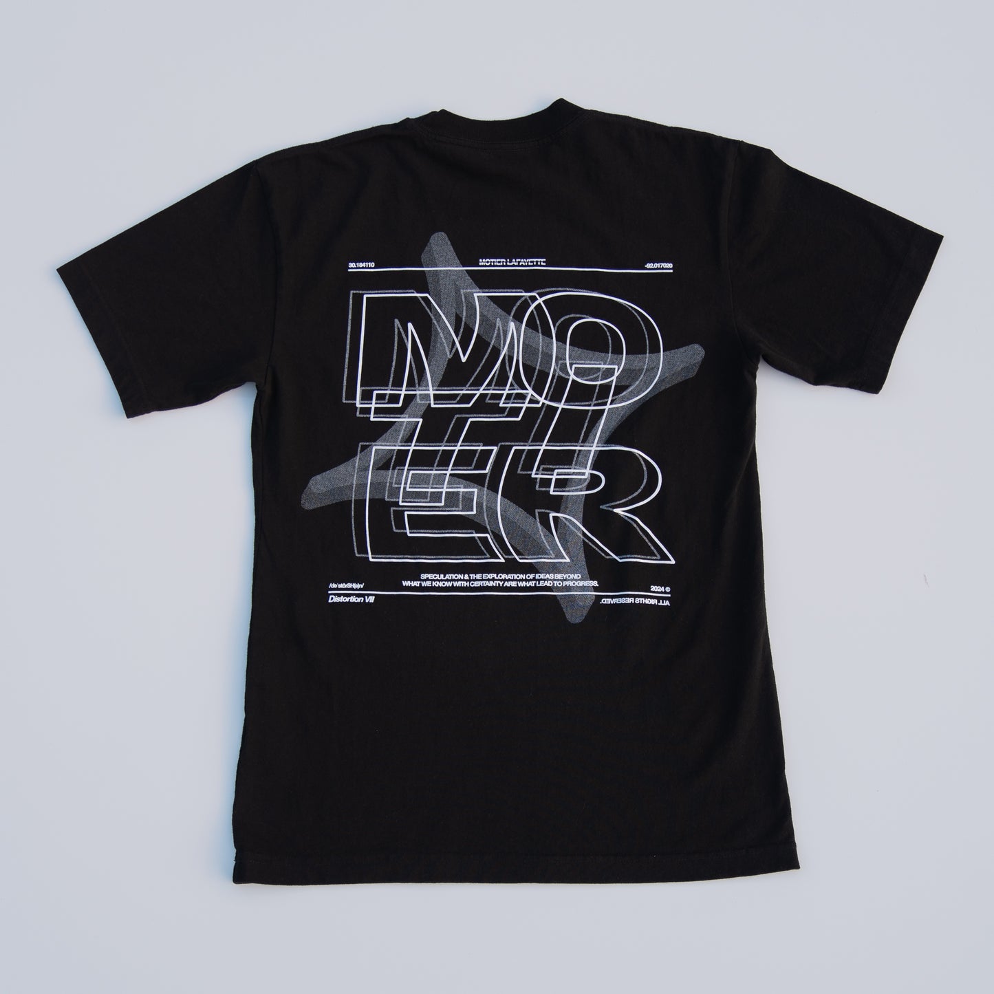 The Distortion VII Luxe Tee (Black)