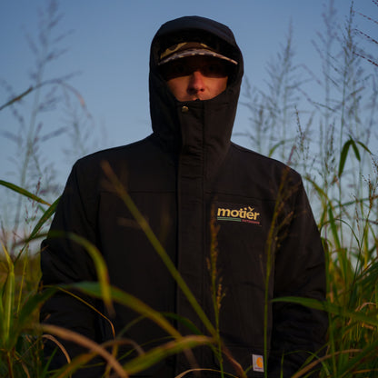 The Motier Outdoors Hooded Carhartt Duck Jacket (Black)