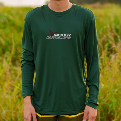 Youth Motier Outdoors Performance L/S (Dark Moss)