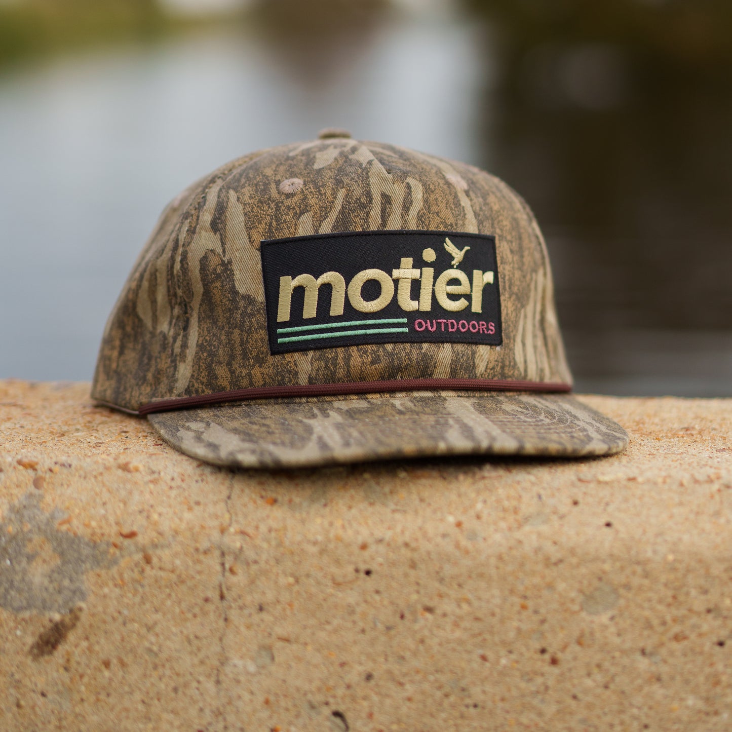 The Outdoors Camo Patch Hat (Bottomland)