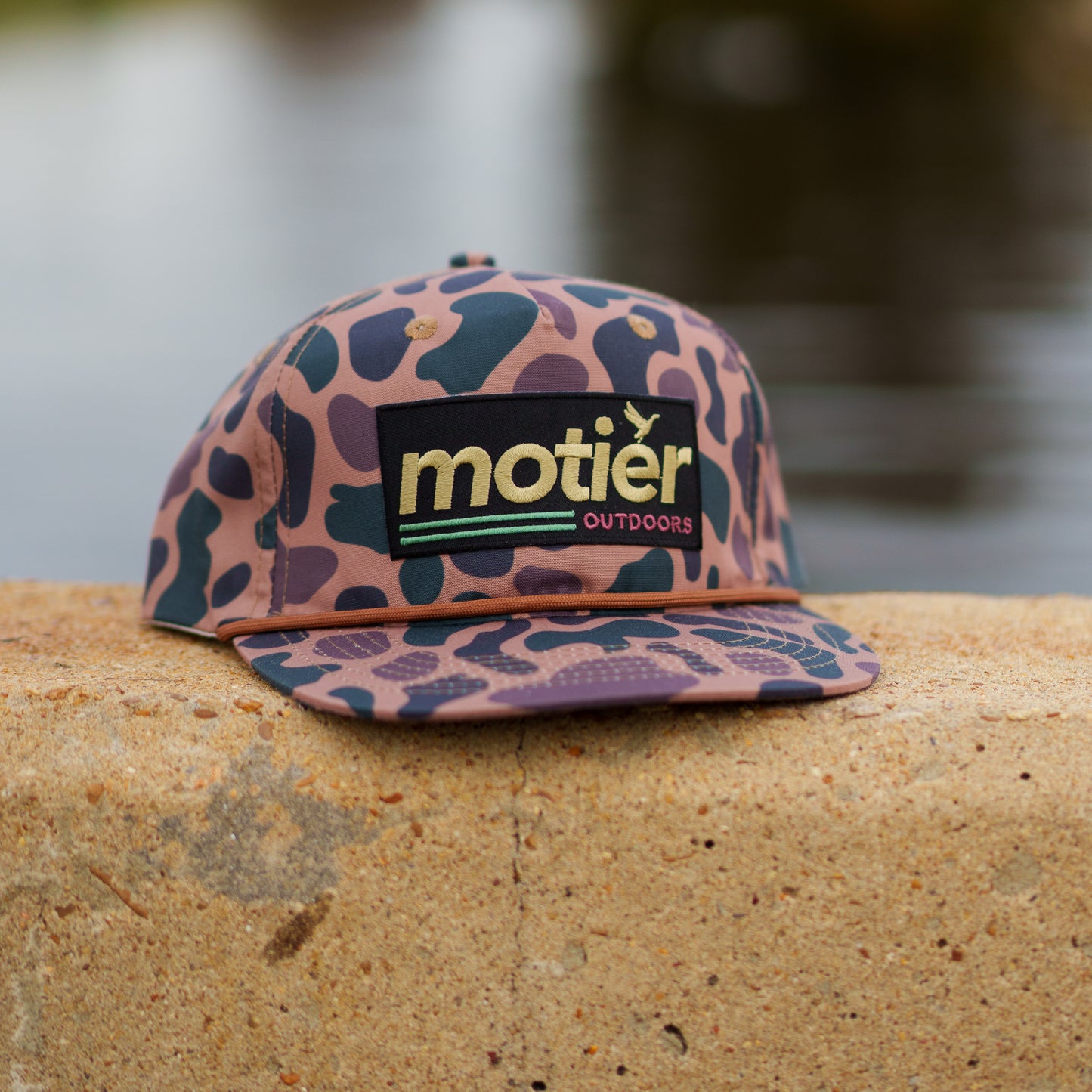 The Outdoors Camo Patch Hat (Timber)