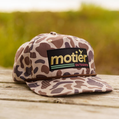 The Outdoors Camo Patch Hat (Brown Marsh)