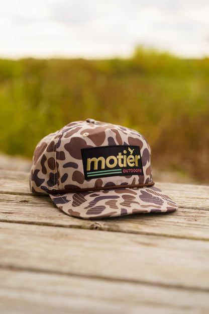 The Outdoors Camo Patch Hat (Brown Marsh)