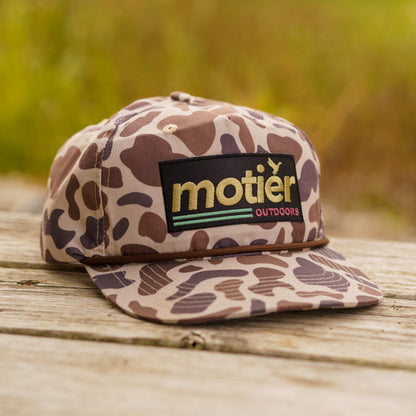 The Outdoors Camo Patch Hat (Brown Marsh)