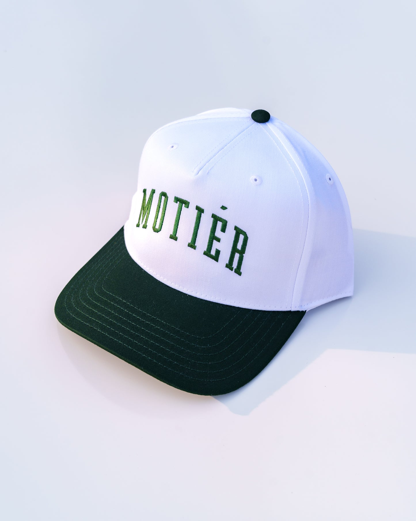 University Retro Snapback (White/Green)