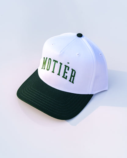 University Retro Snapback (White/Green)