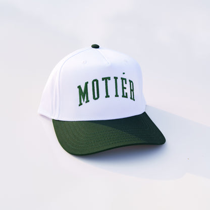 University Retro Snapback (White/Green)