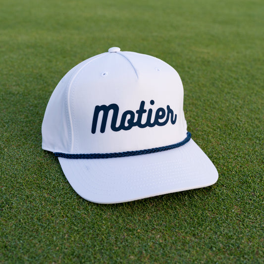 The Tour Roped Performance Snapback (White)