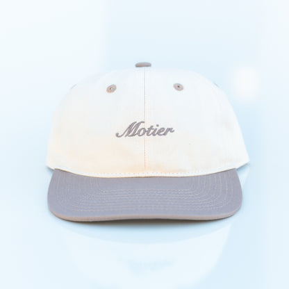 Two-Tone Script 6-Panel (Lt. Tan/Lt.Brown)