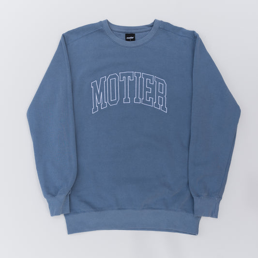 The Heritage Crewneck (Slate Blue) - Motier Lafayette 