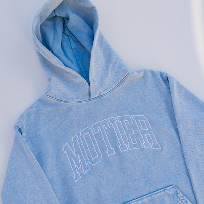 The Heritage Mineral Washed Luxe Hoodie (Arctic Blue)