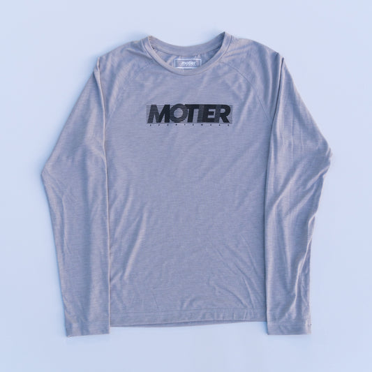 The Retrospect L/S Active Tee (Light Grey)