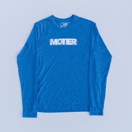 The Retrospect L/S Active Tee (Heather Royal)