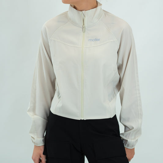 The Nyx Bomber Full-Zip (Off-White)