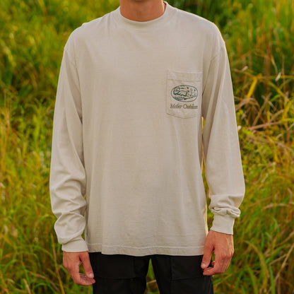 Outdoors Luxe L/S Pocket Tee (Brush)