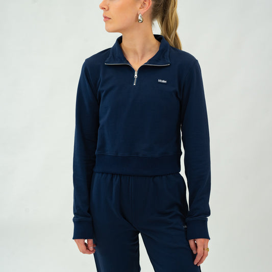 The Refresh Quarter Zip II (Navy)