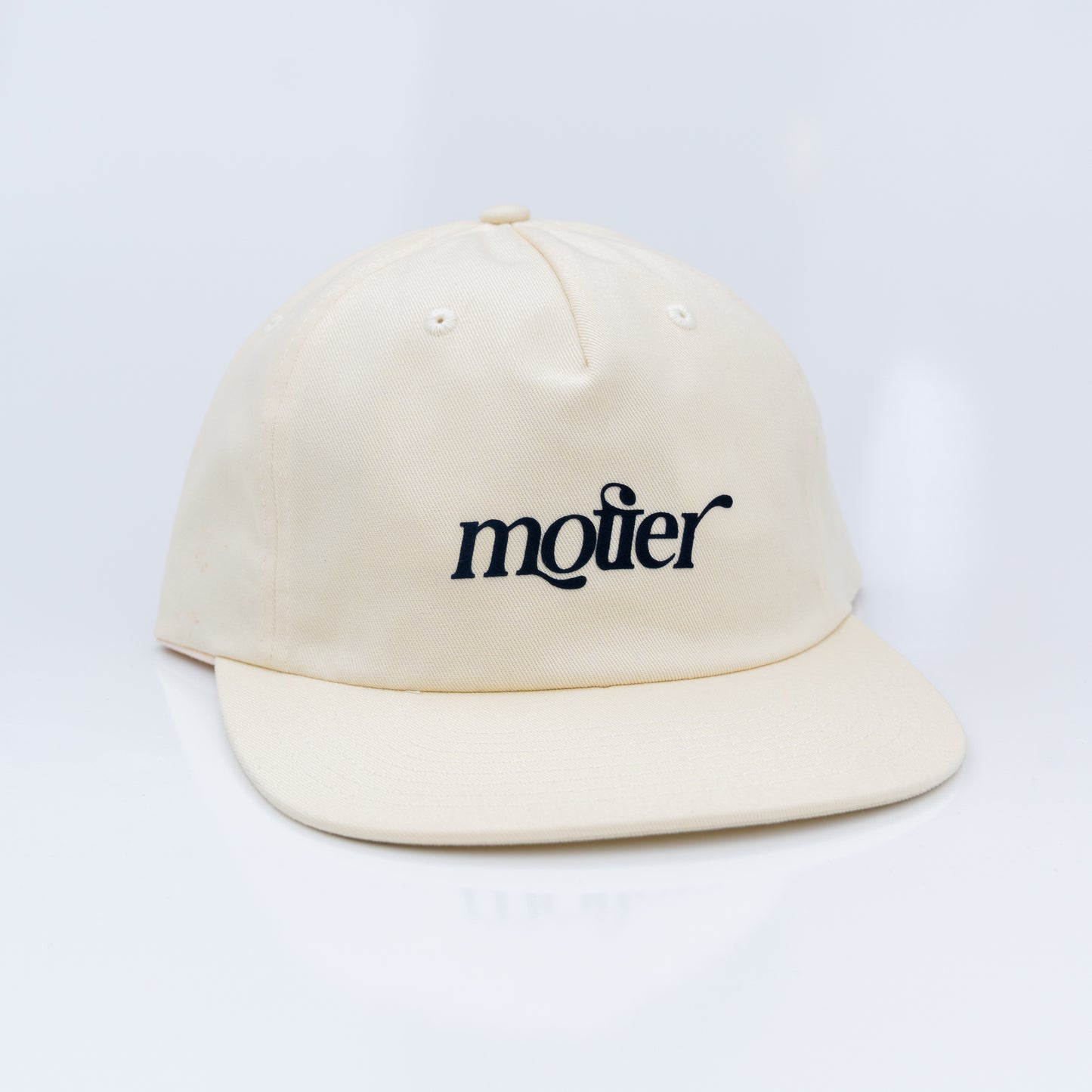 Motier Aura Leather Strapback (Off White)