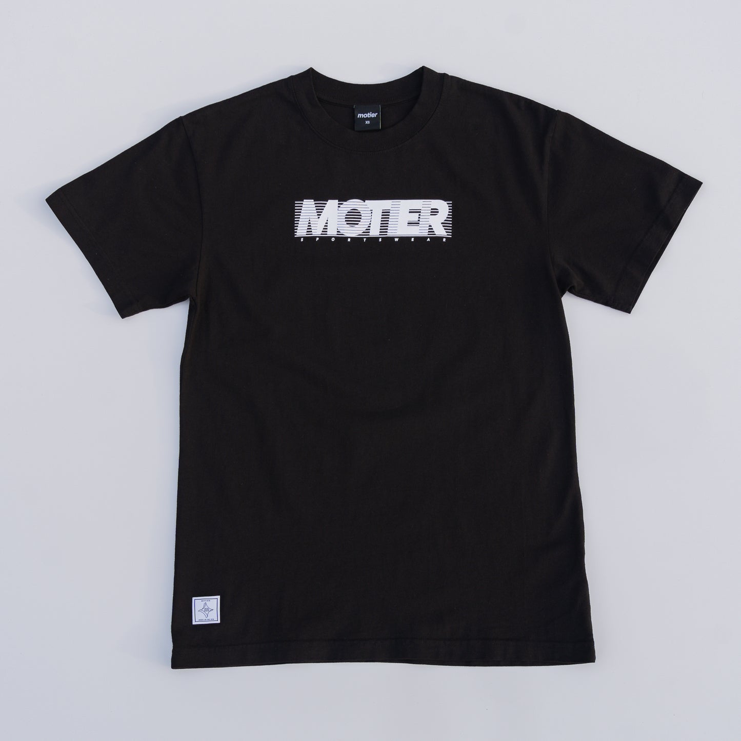 The Retrospect Luxe Tee (Black) - Motier Lafayette 