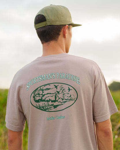 The Sportsman's Paradise Luxe Tee (Atmosphere)