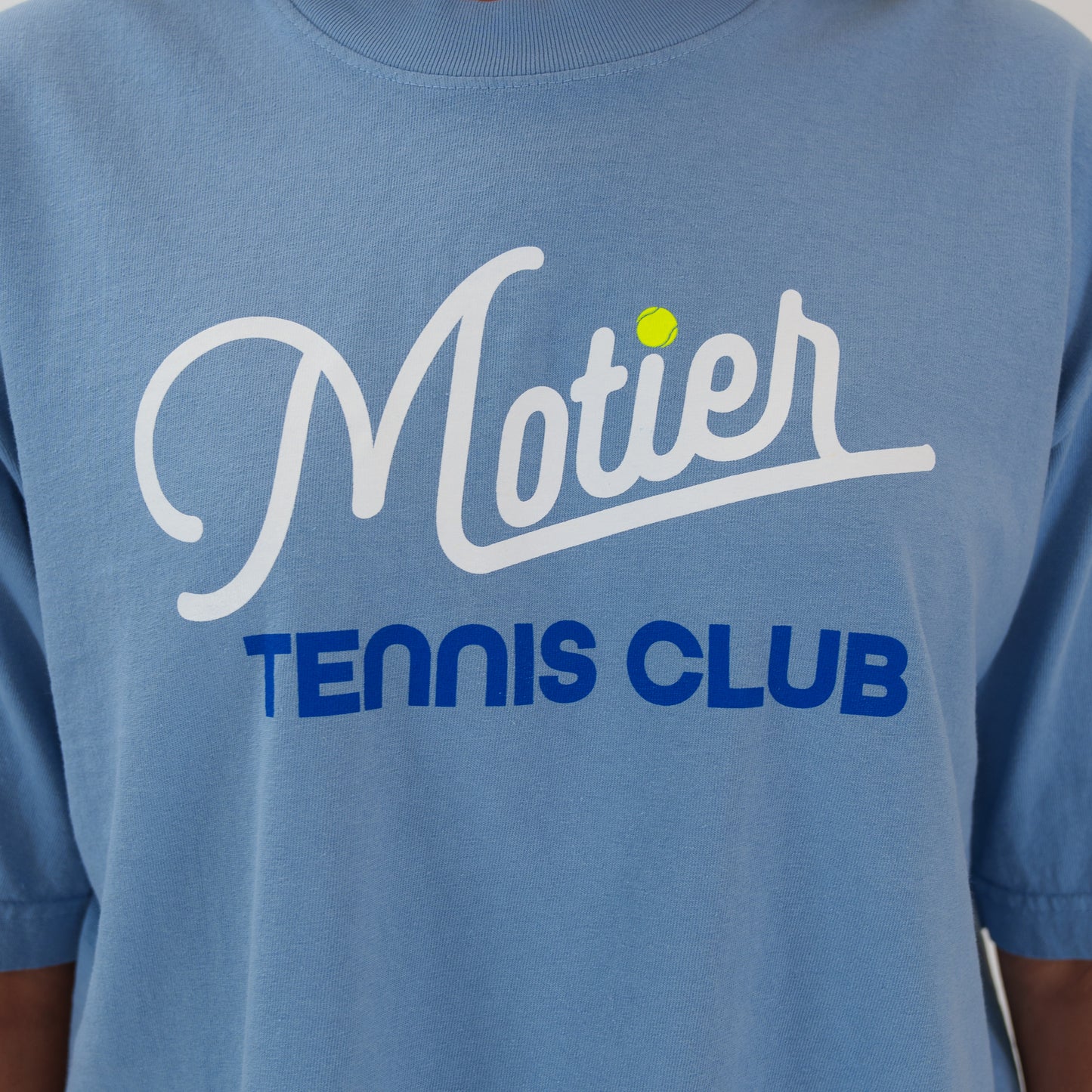 Motier Tennis Club Luxe Crop (Slate Blue)