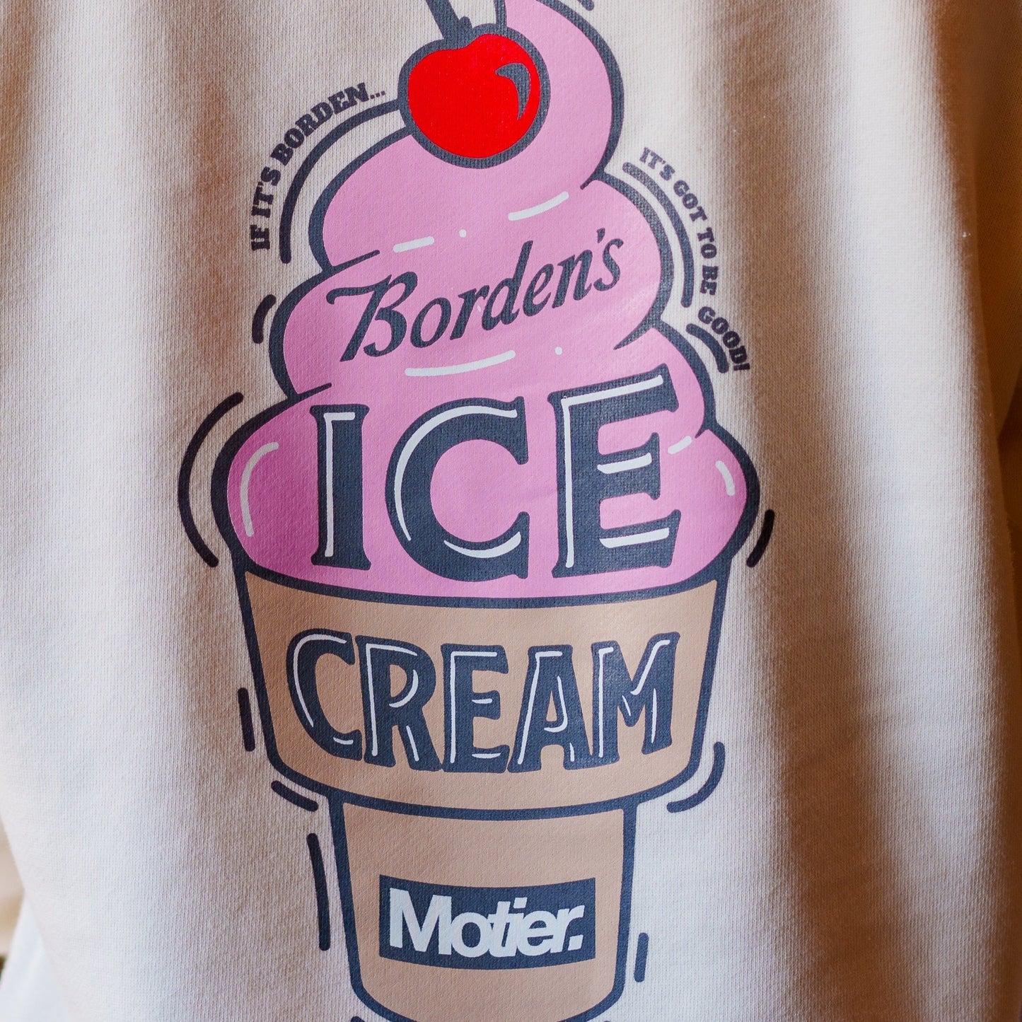 The Ice Cream Luxe Crewneck (Snow White)