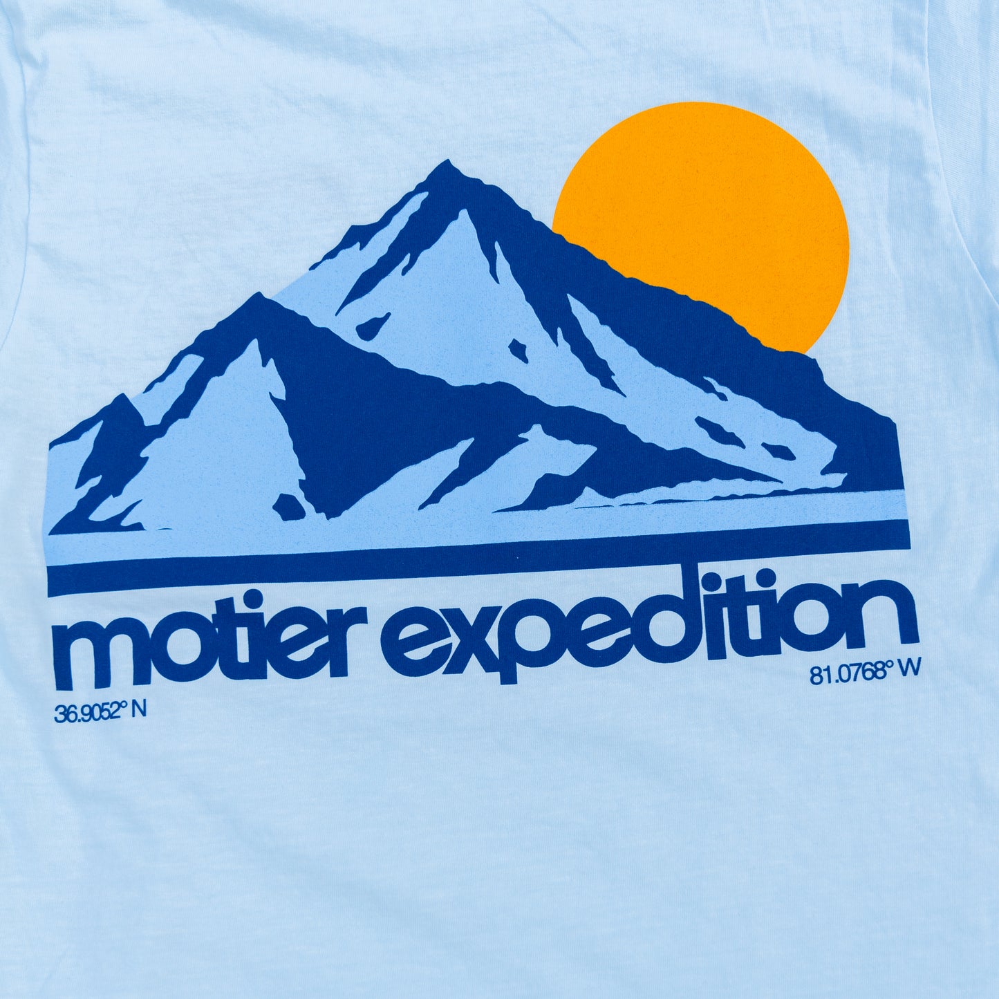 The Motier Expedition Youth Tee (Baby Blue)