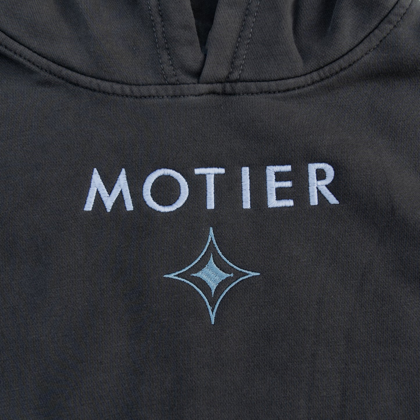 The Motier Youth Astroid Embroidery Hoodie (Asphalt)