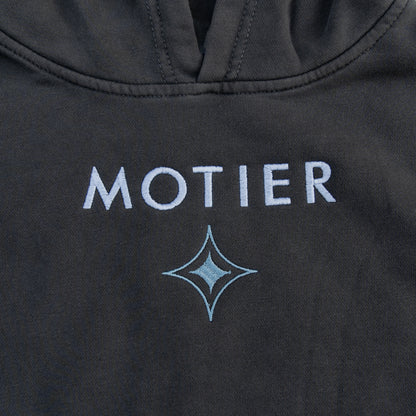 The Motier Youth Astroid Embroidery Hoodie (Asphalt)