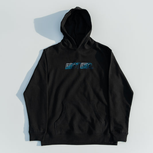 The Youth Blurr Holographic Hoodie (Black Gradient)