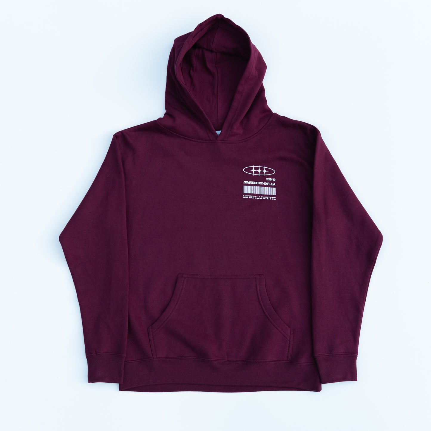 The Youth Distortion VII Hoodie (Maroon)