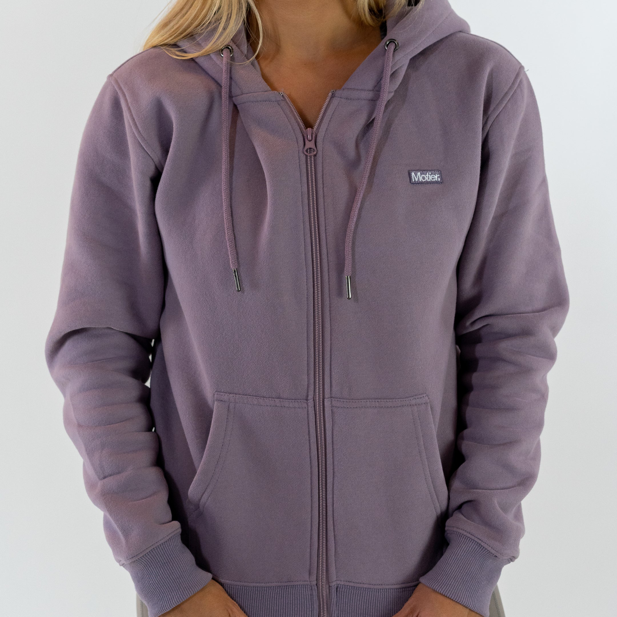 The Frances Full-Zip Hoodie (Plum Wine) – Motier Lafayette